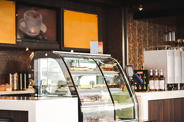 Cake Display Fridges on Deli or Coffee Shop