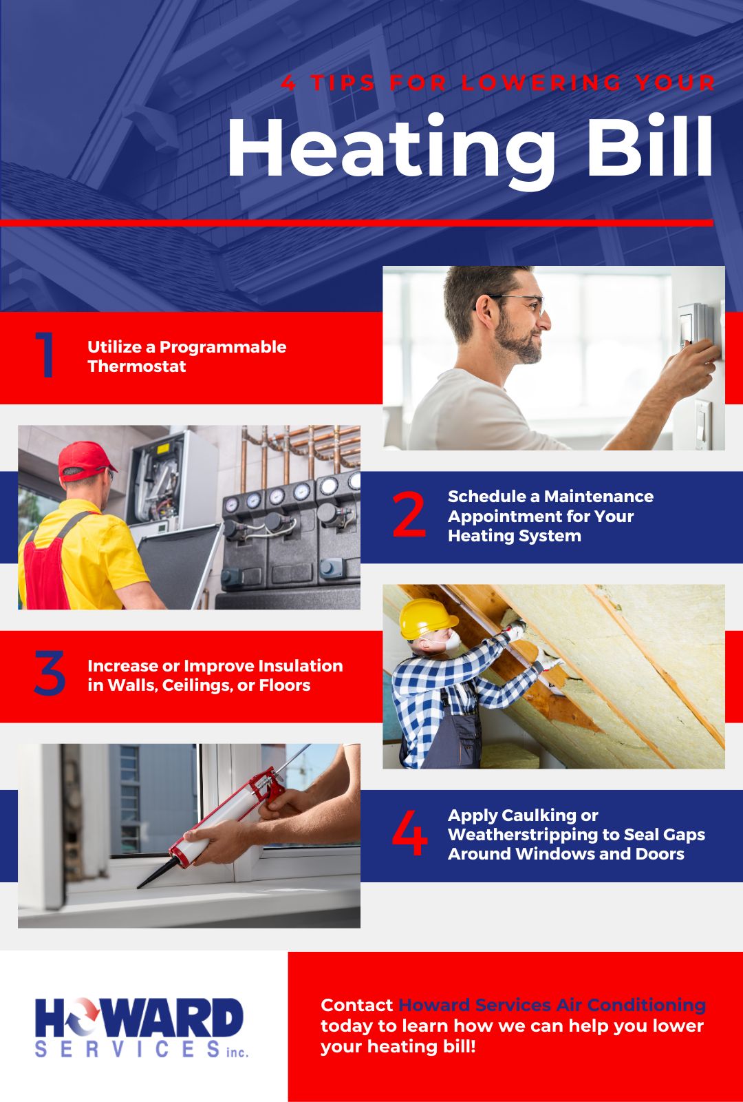 4 Tips for Lowering Your Heating Bill