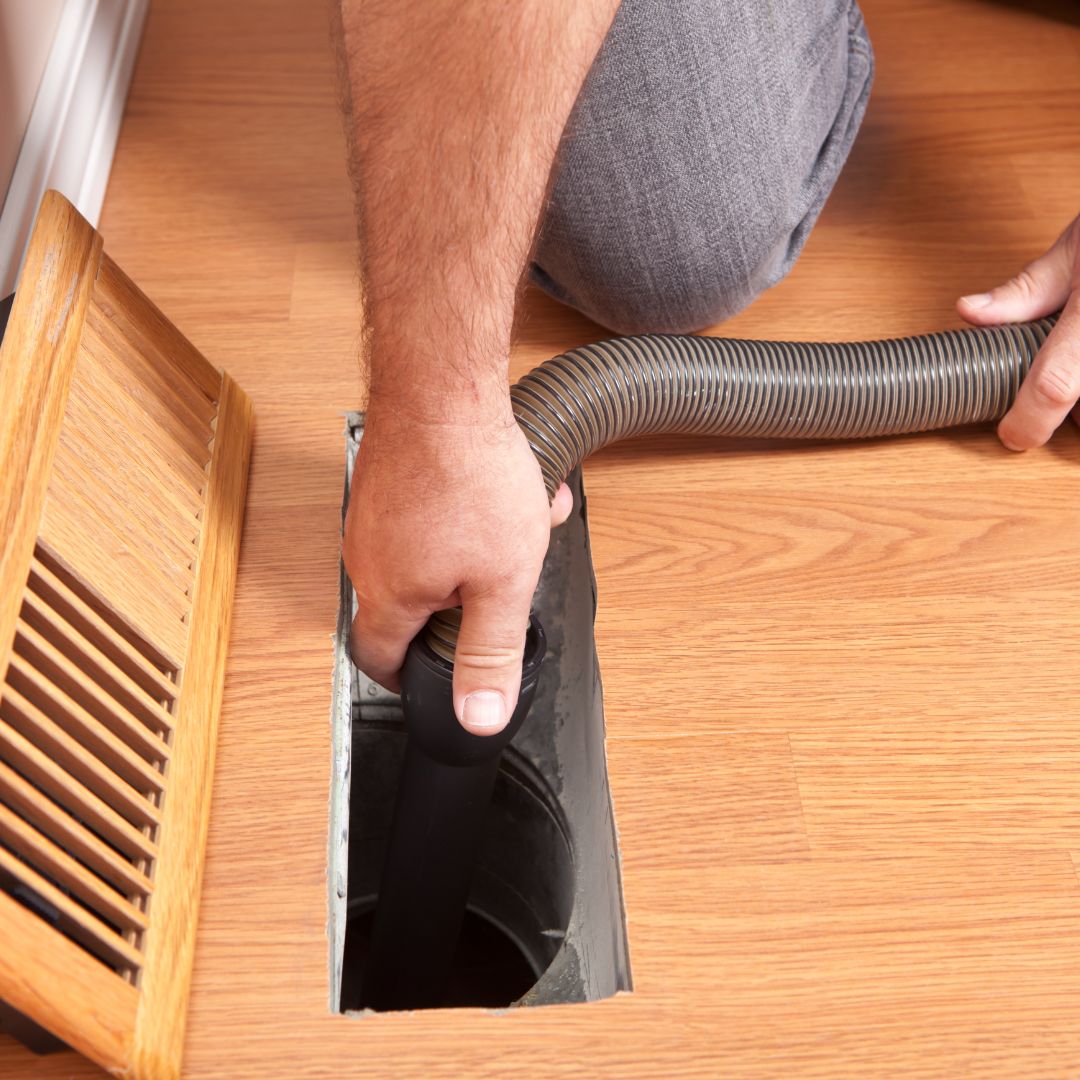 cleaning air duct