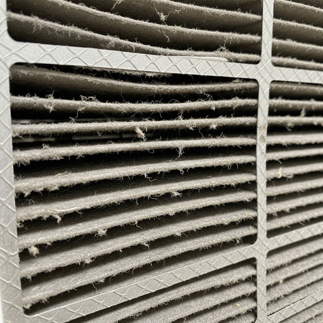 Dirty air filter.