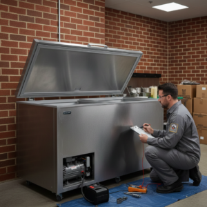 Fixing a commercial freezer
